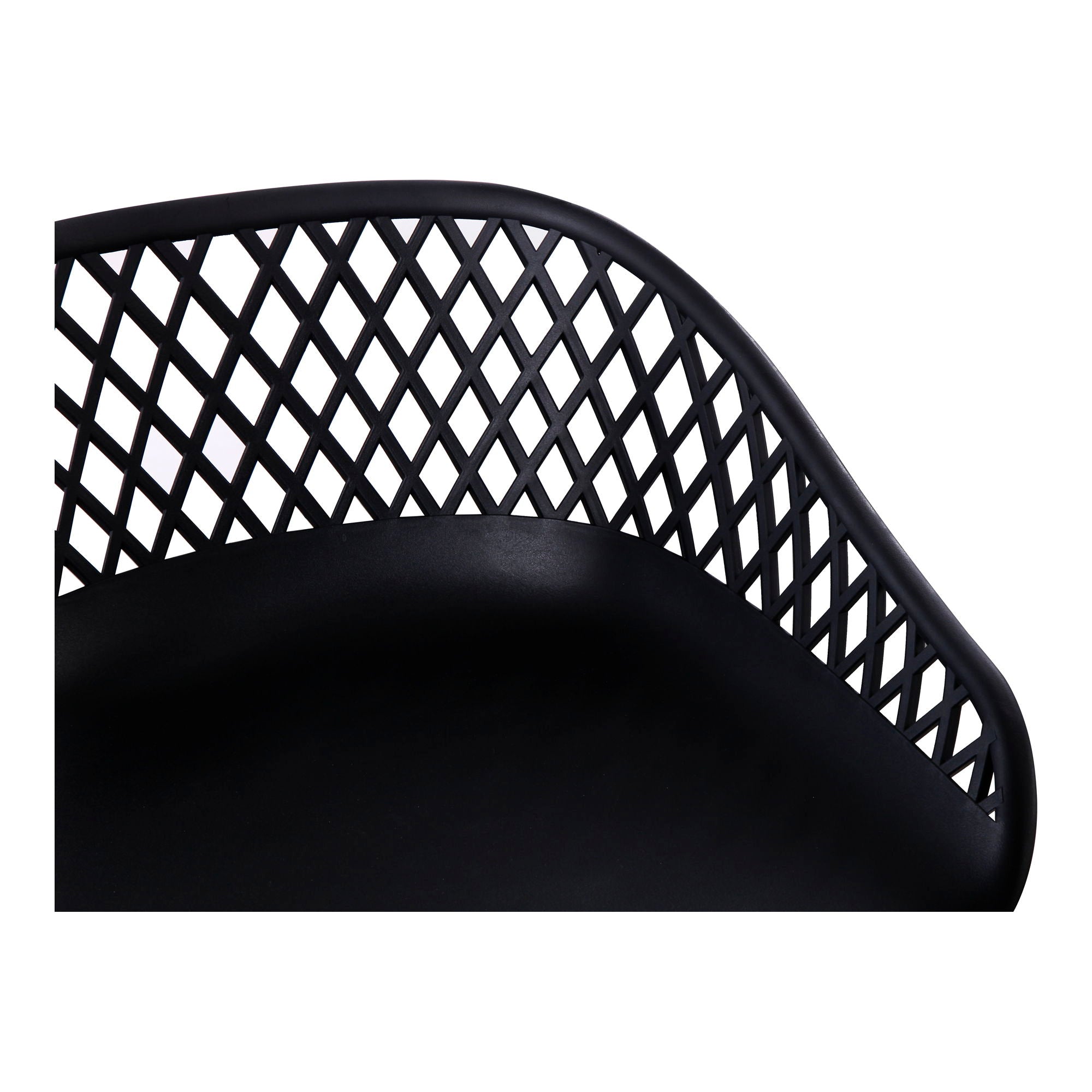 Piazza - Outdoor Barstool (Set of 2) - Black