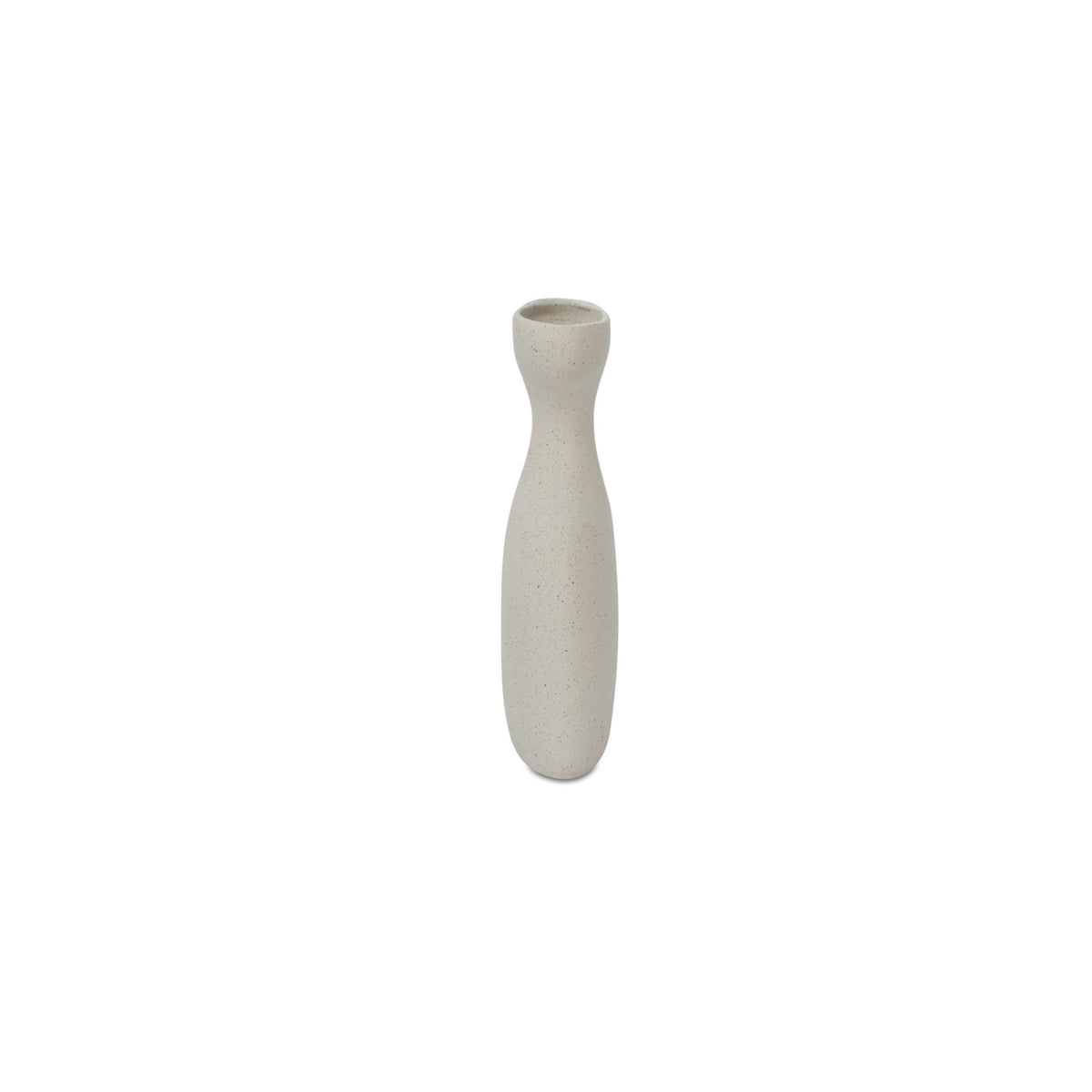 Vila - 13" Sculptural Vessel - Cream / White