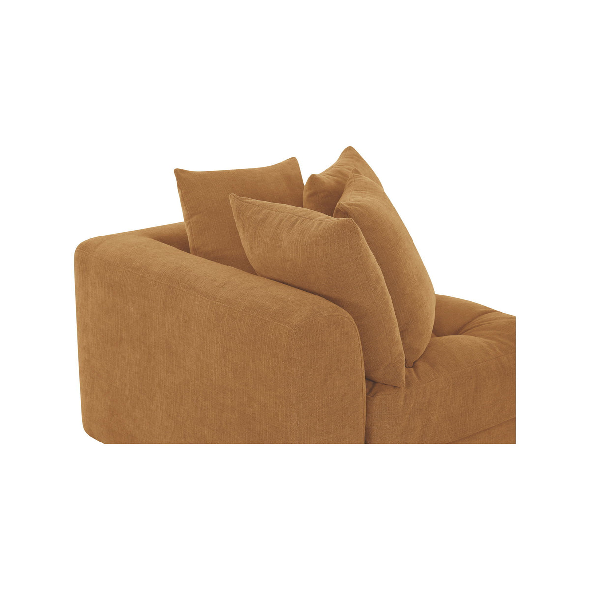 Davie - Corner Chair - Golden Yellow