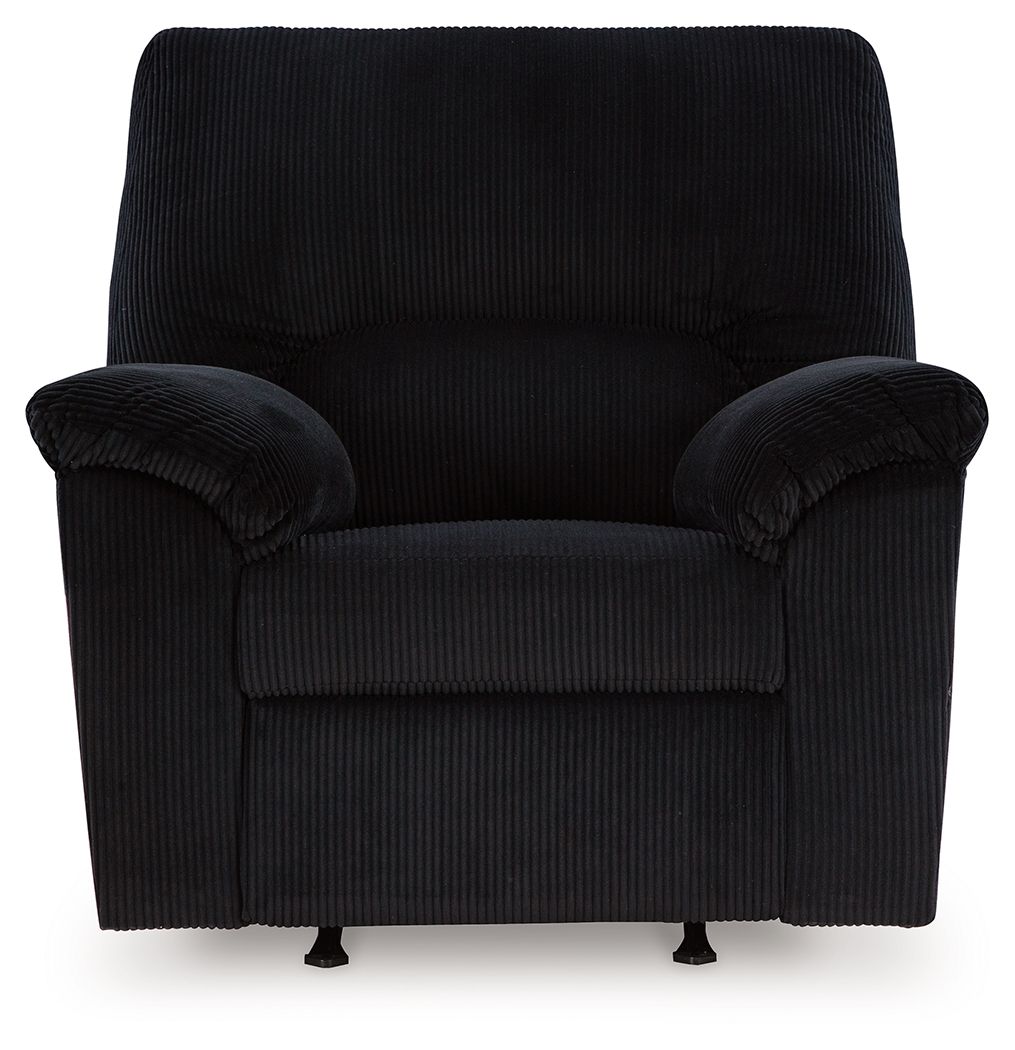 Simplejoy - Onyx - Rocker Recliner - Fabric