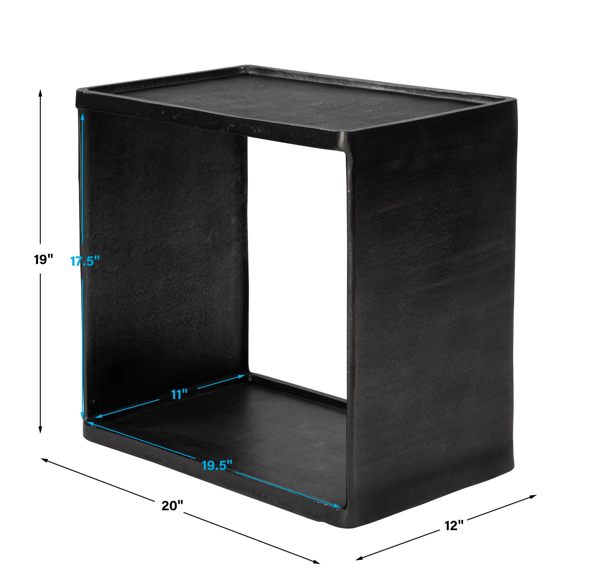 Derwent - Industrial Side Table - Black
