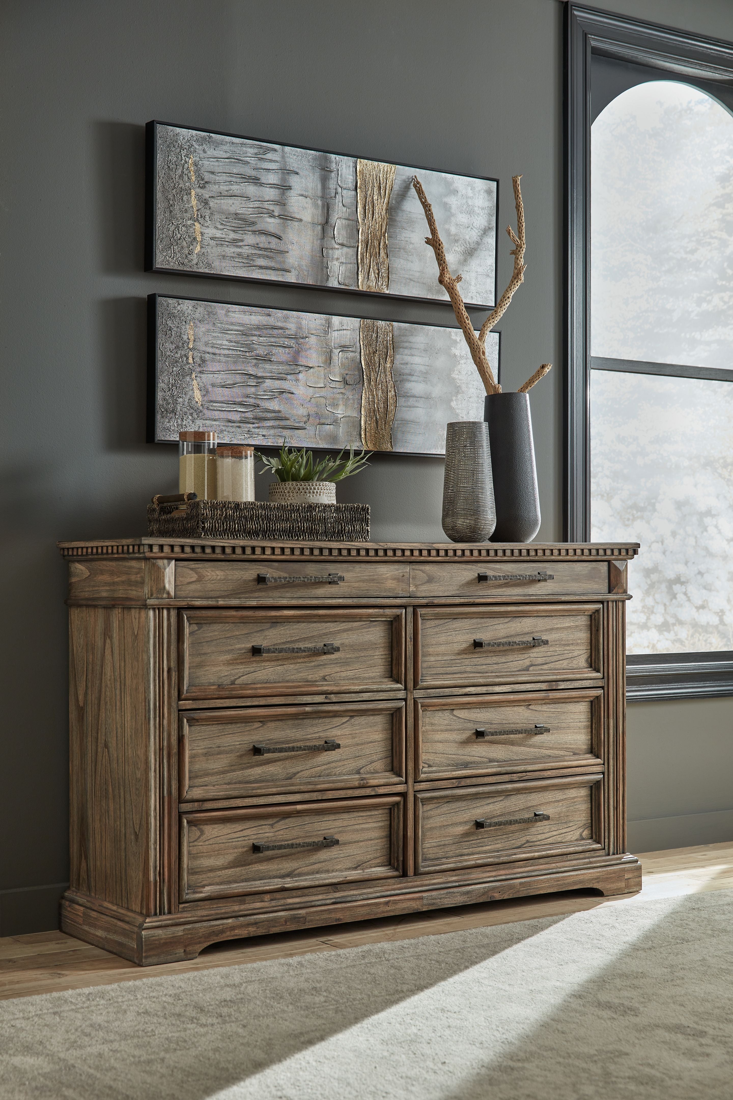 Markenburg - Brown - Dresser, Mirror