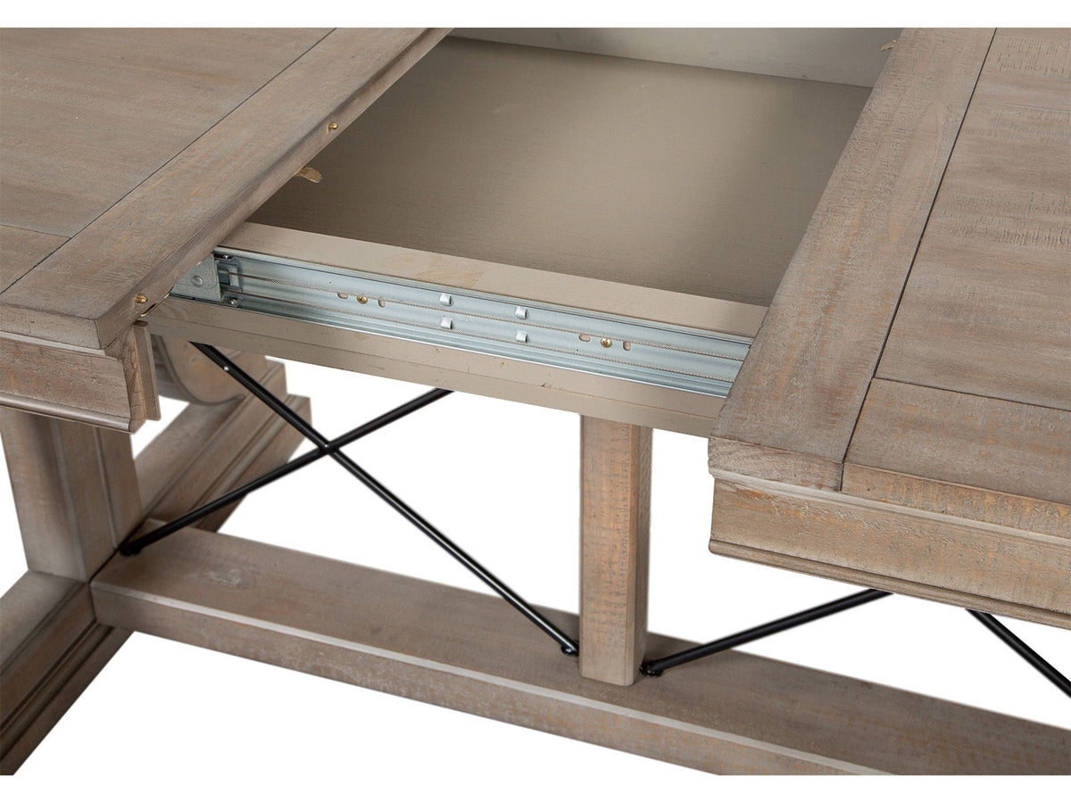 Paxton Place - Trestle Dining Table - Dovetail Gray