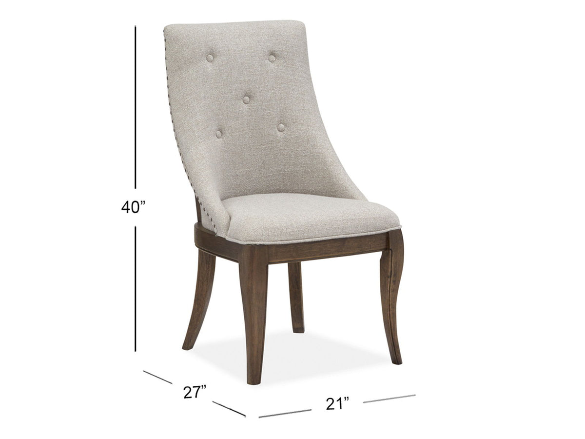 Roxbury Manor - Dining Arm Chair With Upholstered Seat and Back (Set of 2) - Homestead Brown