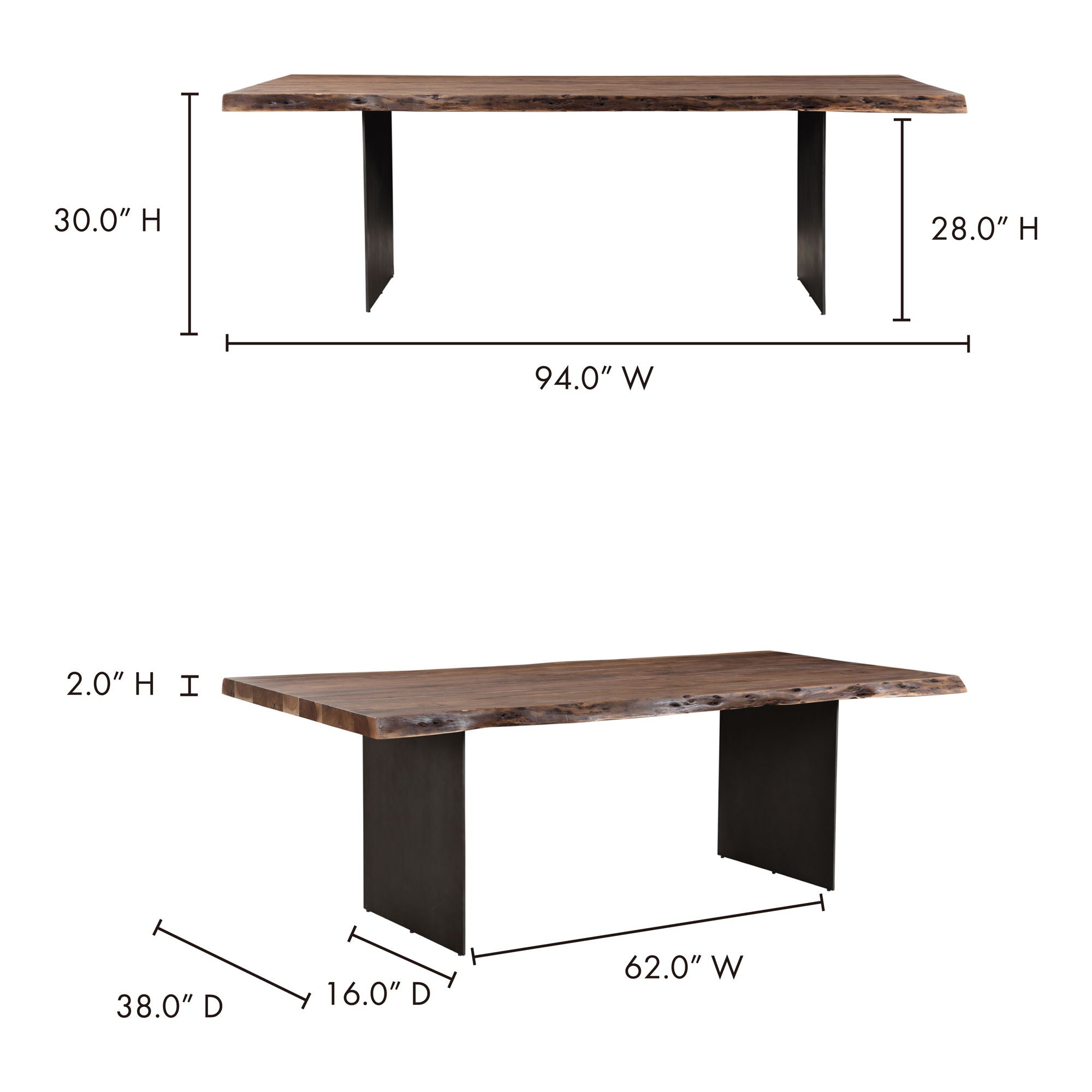 Howell - Dining Table - Natural Stain