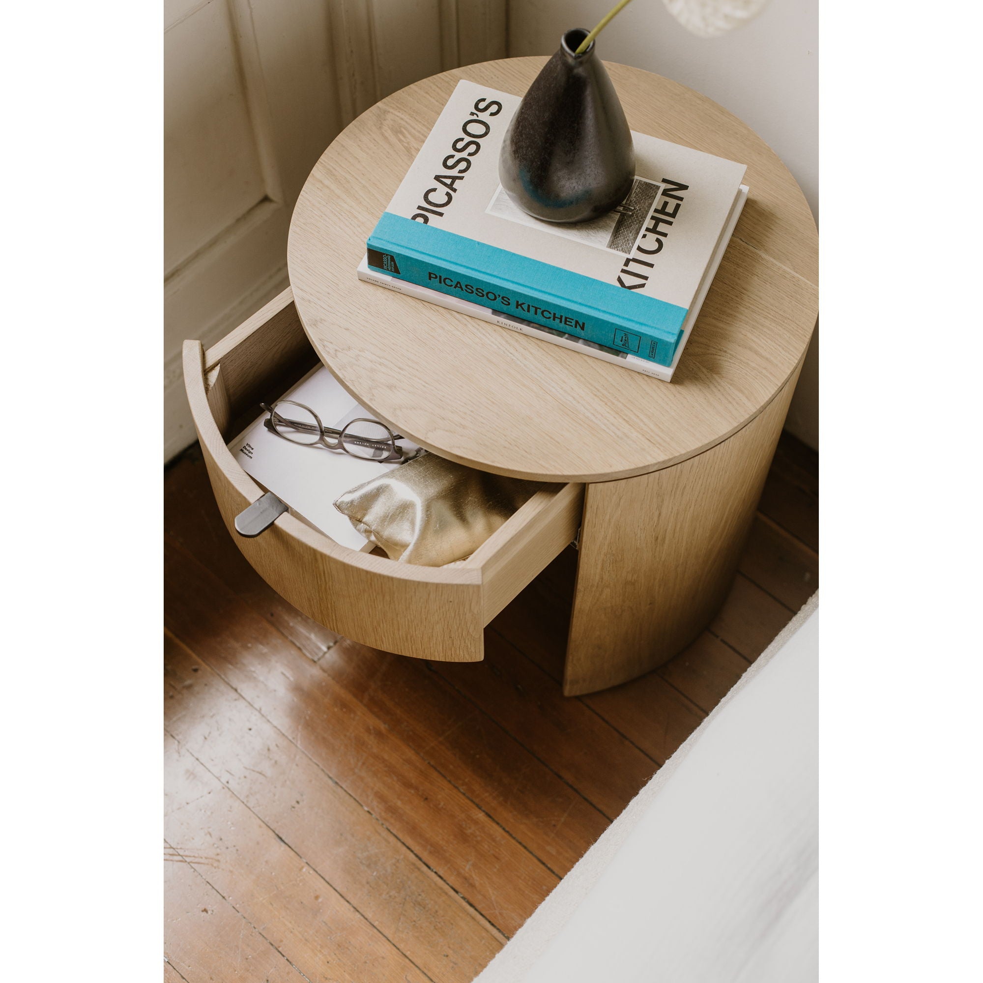 Theo - One Drawer Nightstand - Light Brown