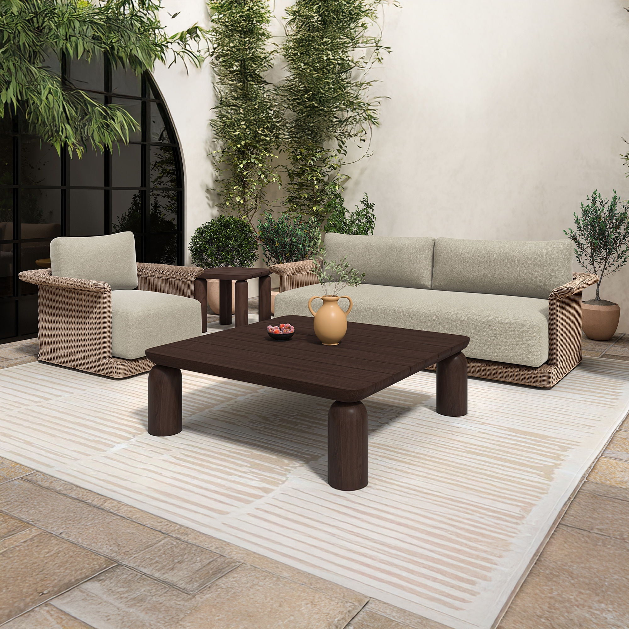 Meredith - Arm Chair - Beige