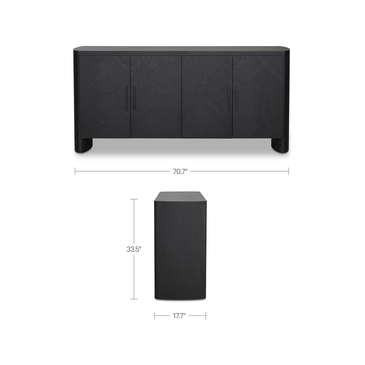 William - Sideboard - Black