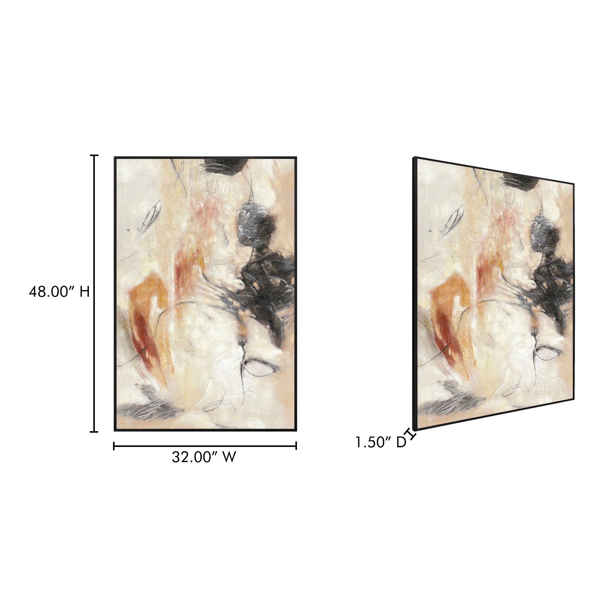 Rogue - Framed Painting - Multicolor