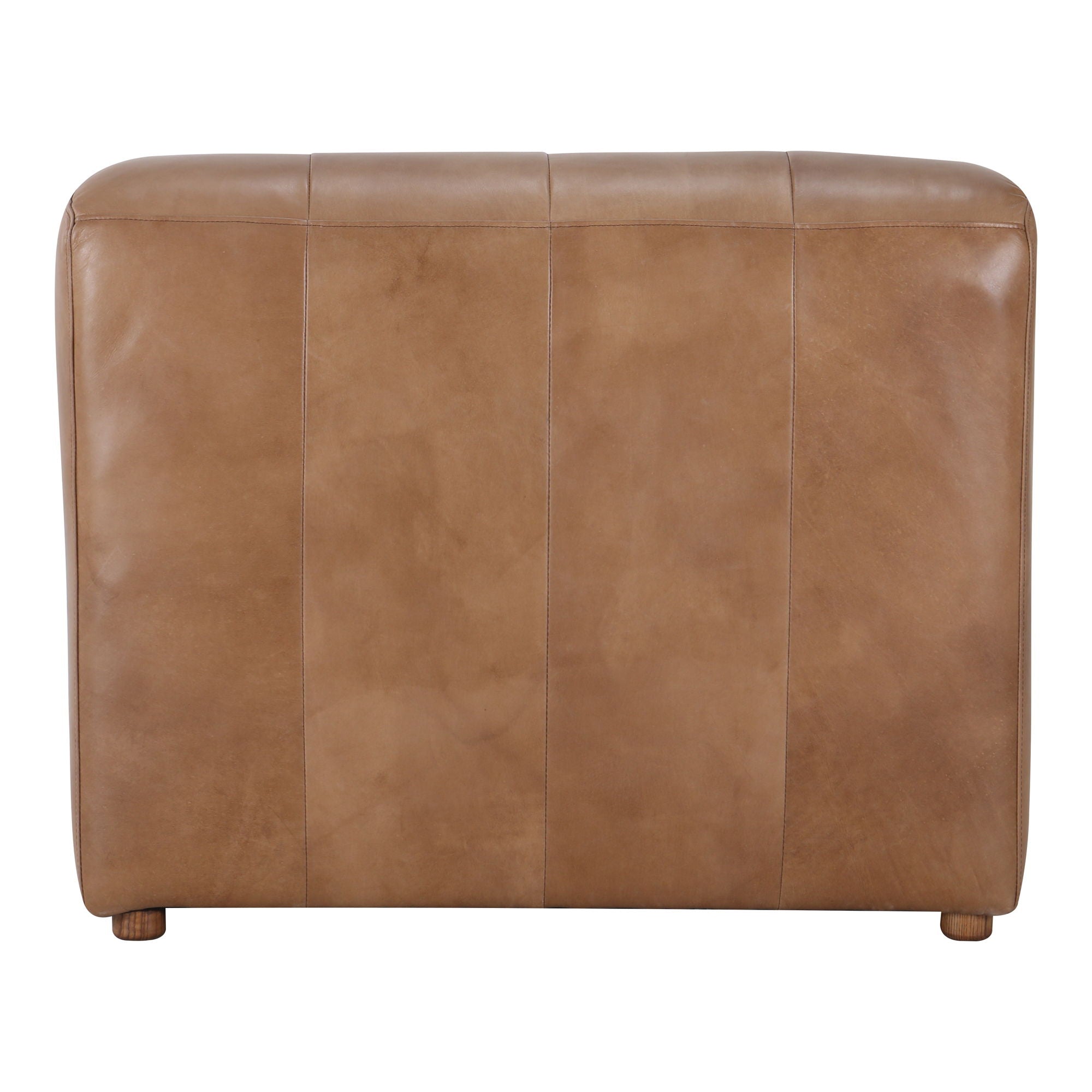 Ramsay - Leather Chaise - Light Brown