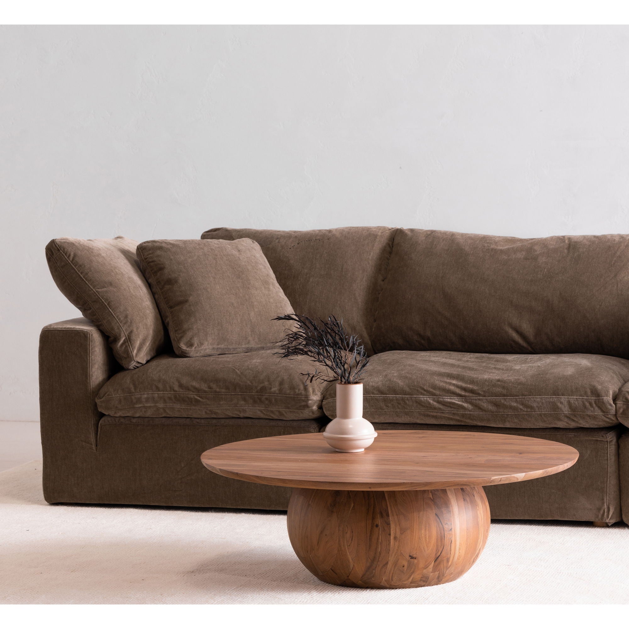 Clay - Modular Sofa Performance Fabric - Desert Sage