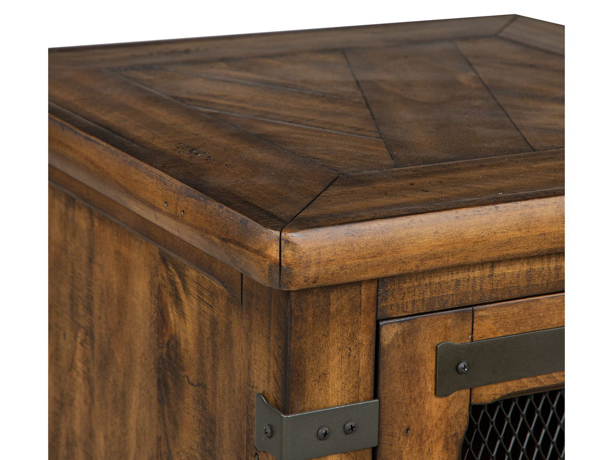 Chesterfield - Chairside End Table - Farmhouse Timber