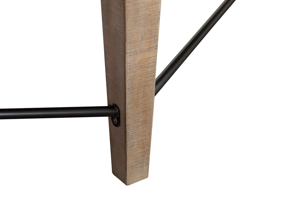 Paxton Place - Bench With Upholstered Seat - Dovetail Gray