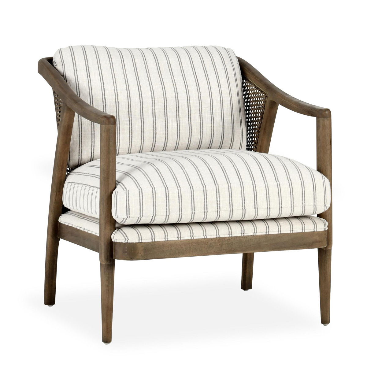 Cody - Accent Chair - Silver Stripe