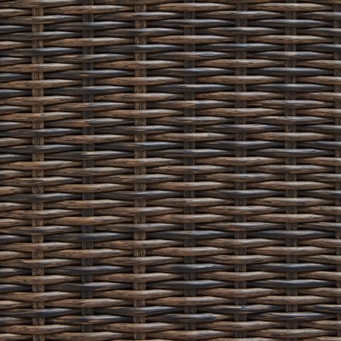 Monterey Point - Round Fire Pit Table - Dark Brown