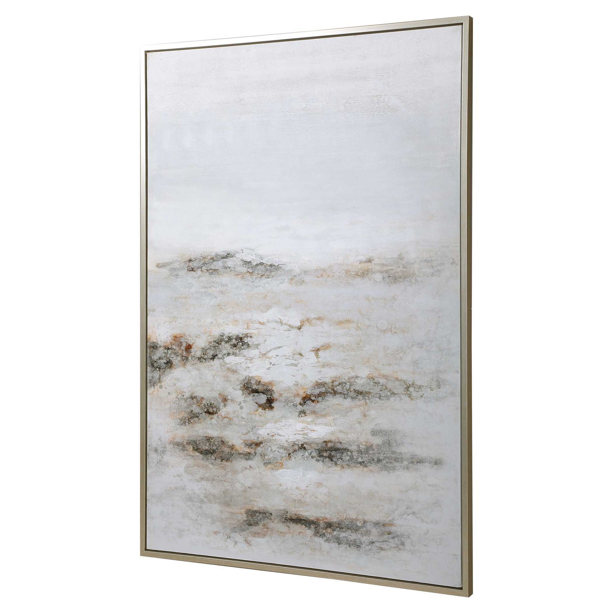 Open Plain - Abstract Art - Blue