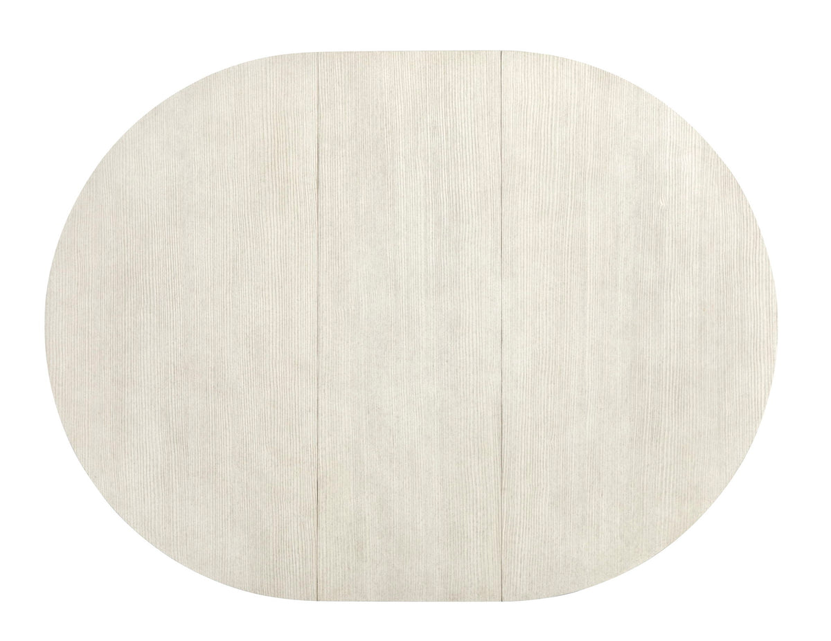 Lorelei - Extendable 54" Round Dining Table - Misty Cloud