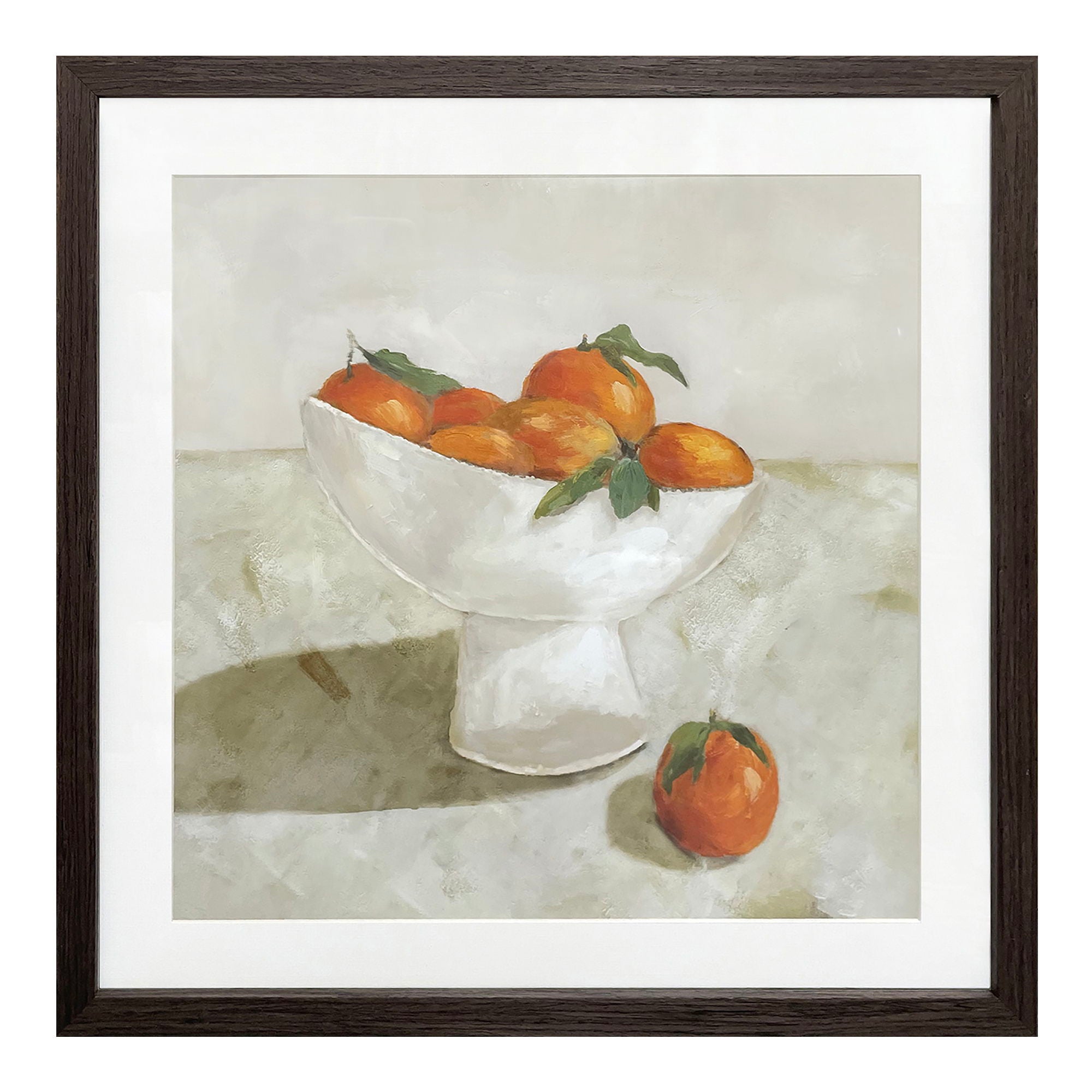 Citrine - Framed Painting - Gray