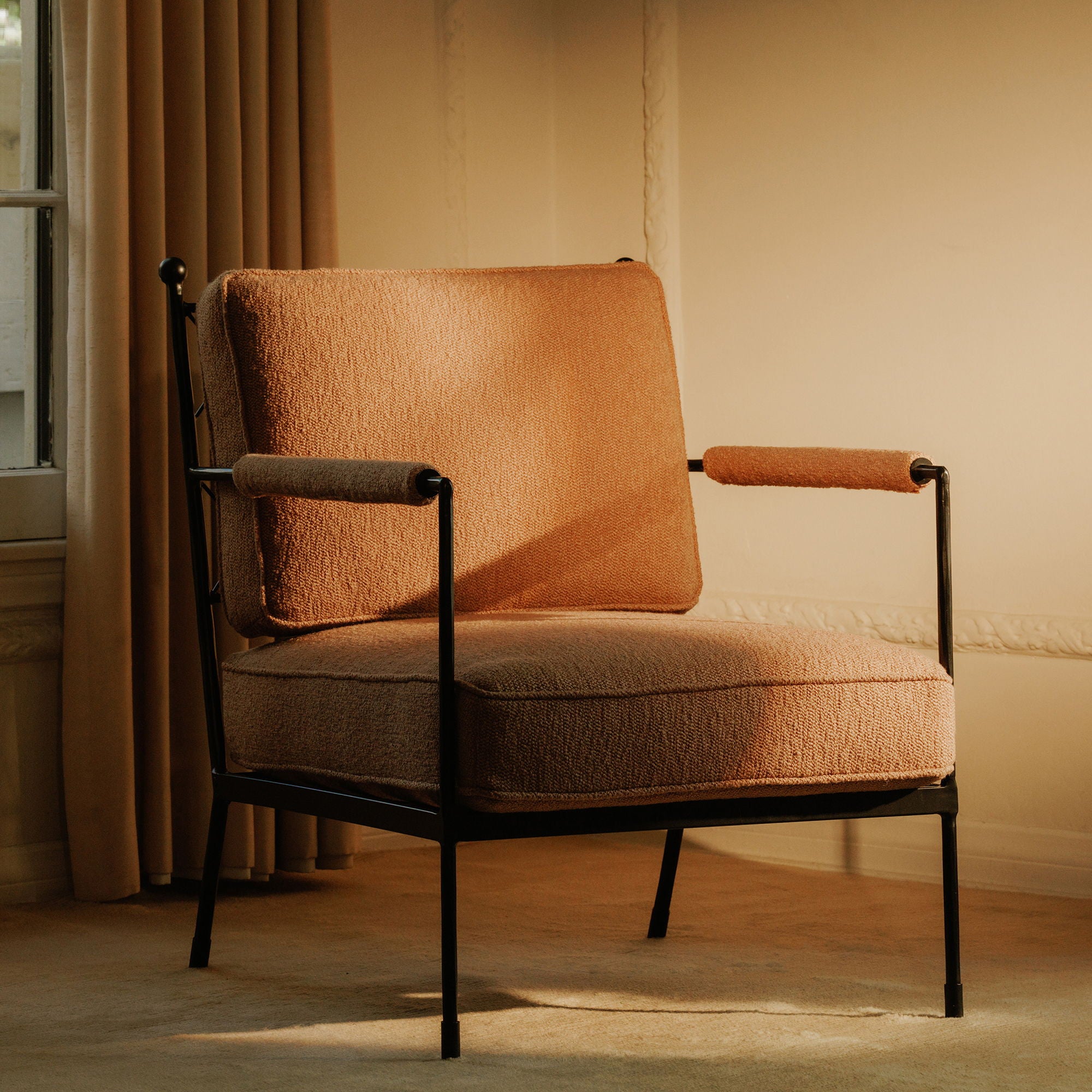 Vecchia - Accent Chair - Terracotta