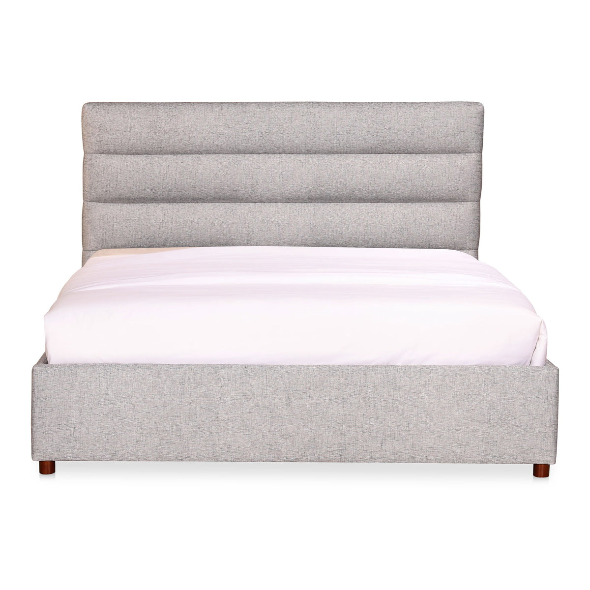 Takio - Queen Bed - Light Gray