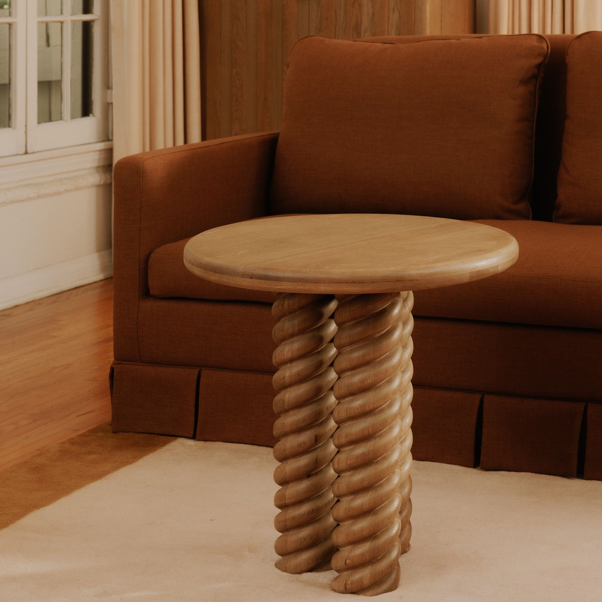 Treccia - Side Table - Oak