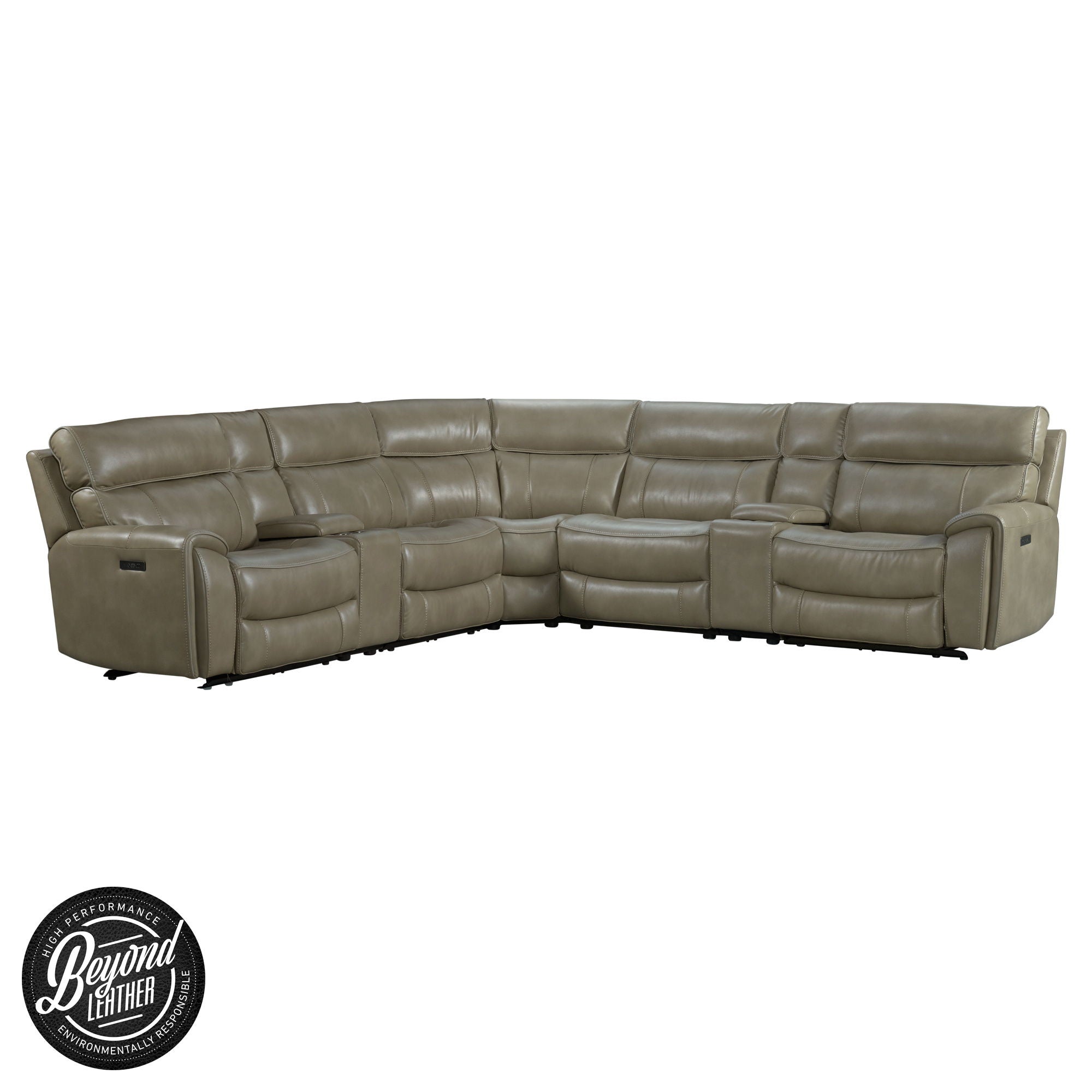 Summit - Dual-Power Sectional Set - Bolero Mushroom