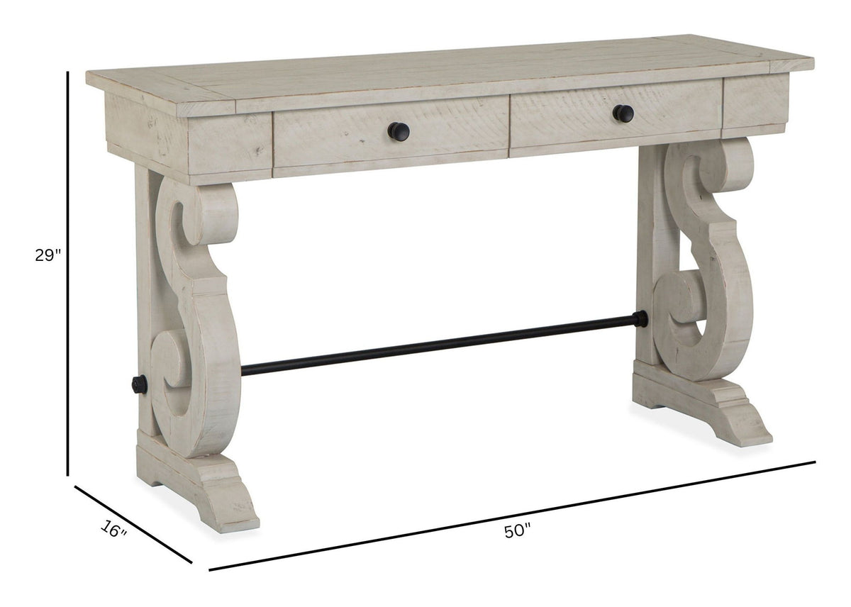 Bronwyn - Rectangular Sofa Table - Alabaster