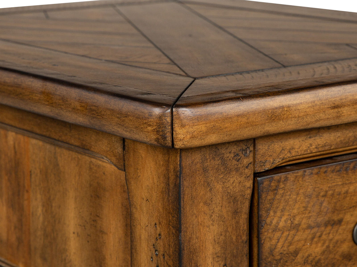 Chesterfield - Rectangular End Table - Farmhouse Timber