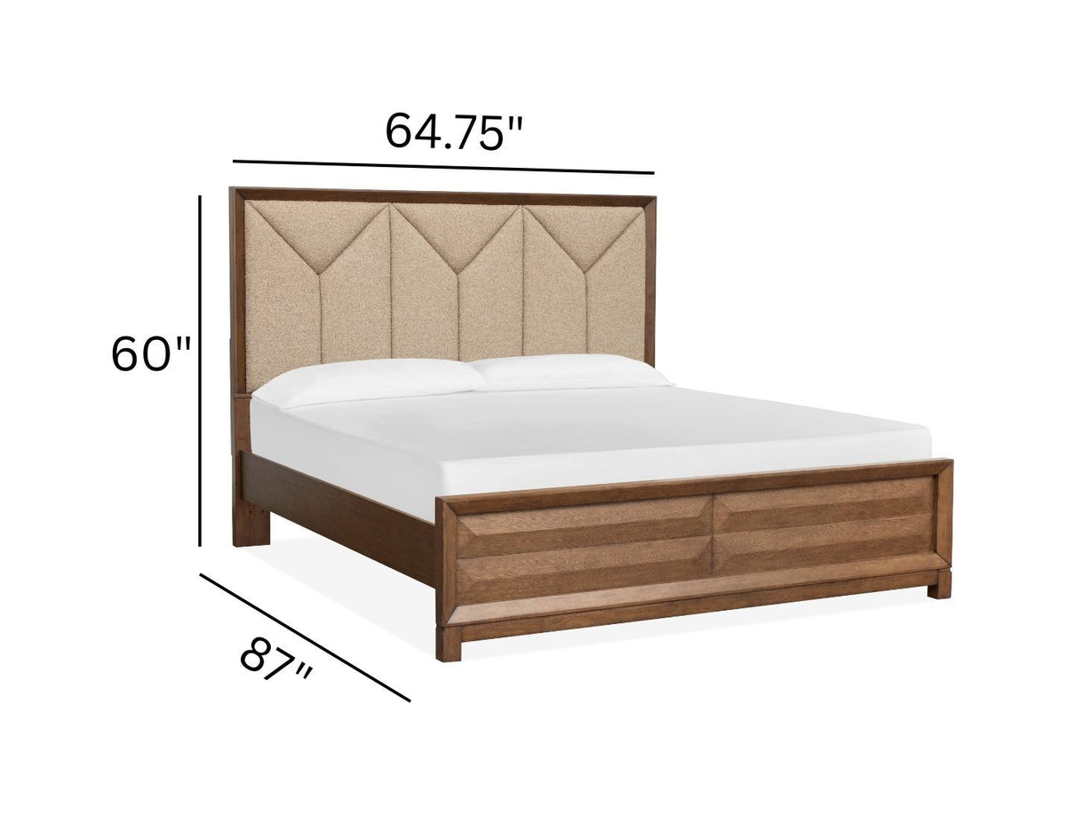 Callisto - Upholstered Panel Bed