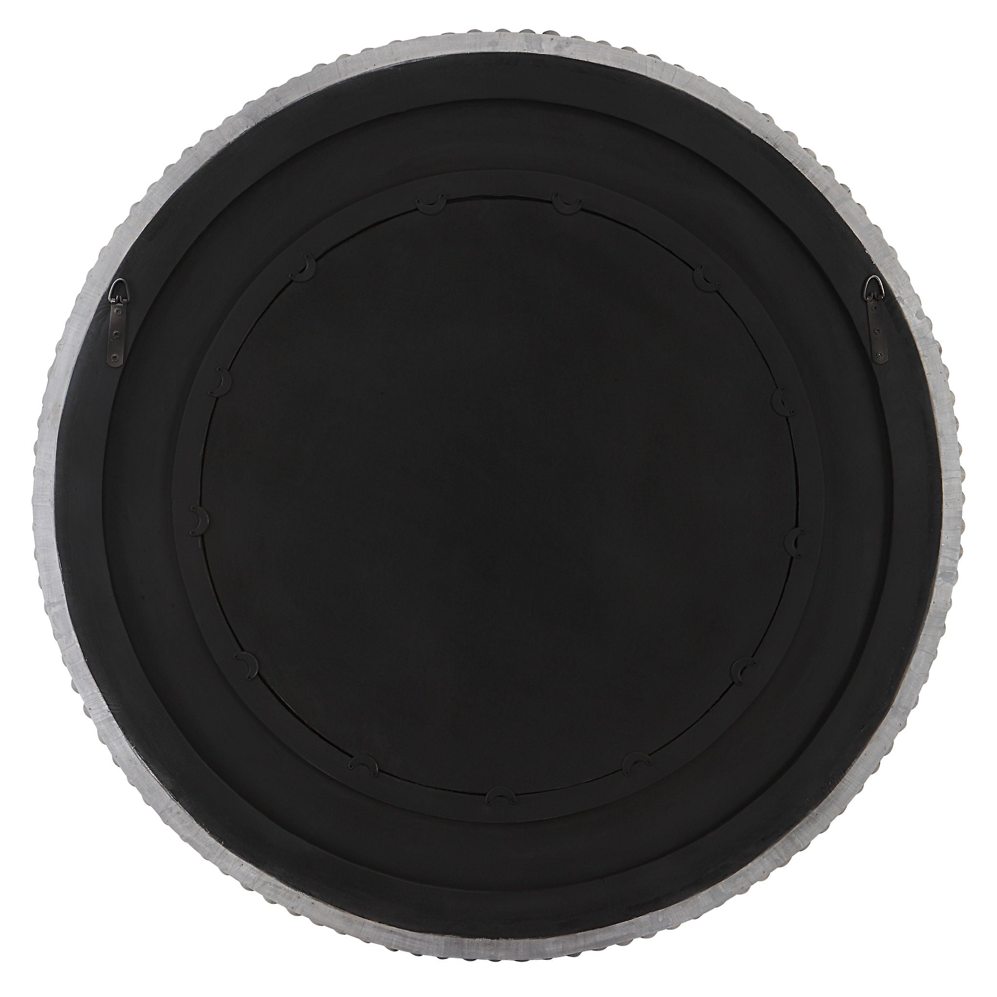 Portside - Round Gray Mirror