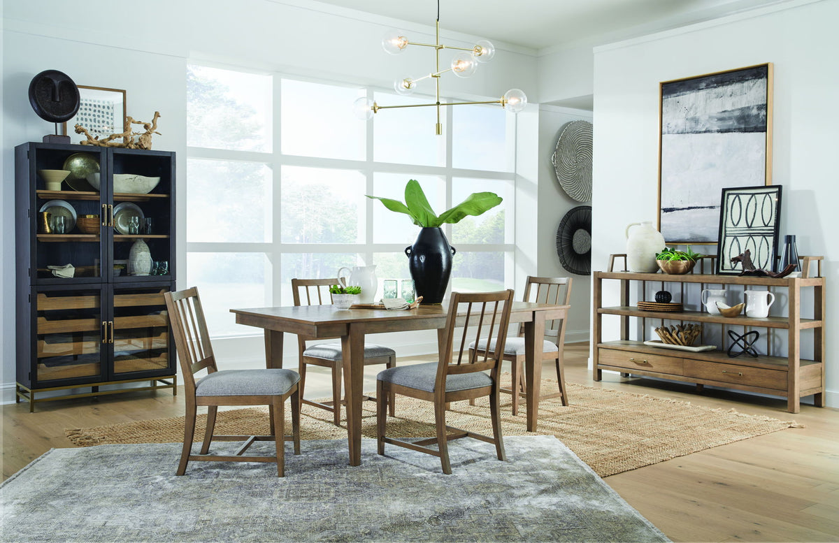 Lindon - Dining Side Chair With Upholstered Seat (Set of 2) - Gray