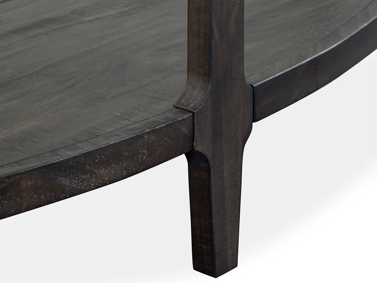 Boswell - Demilune Sofa Table - Peppercorn