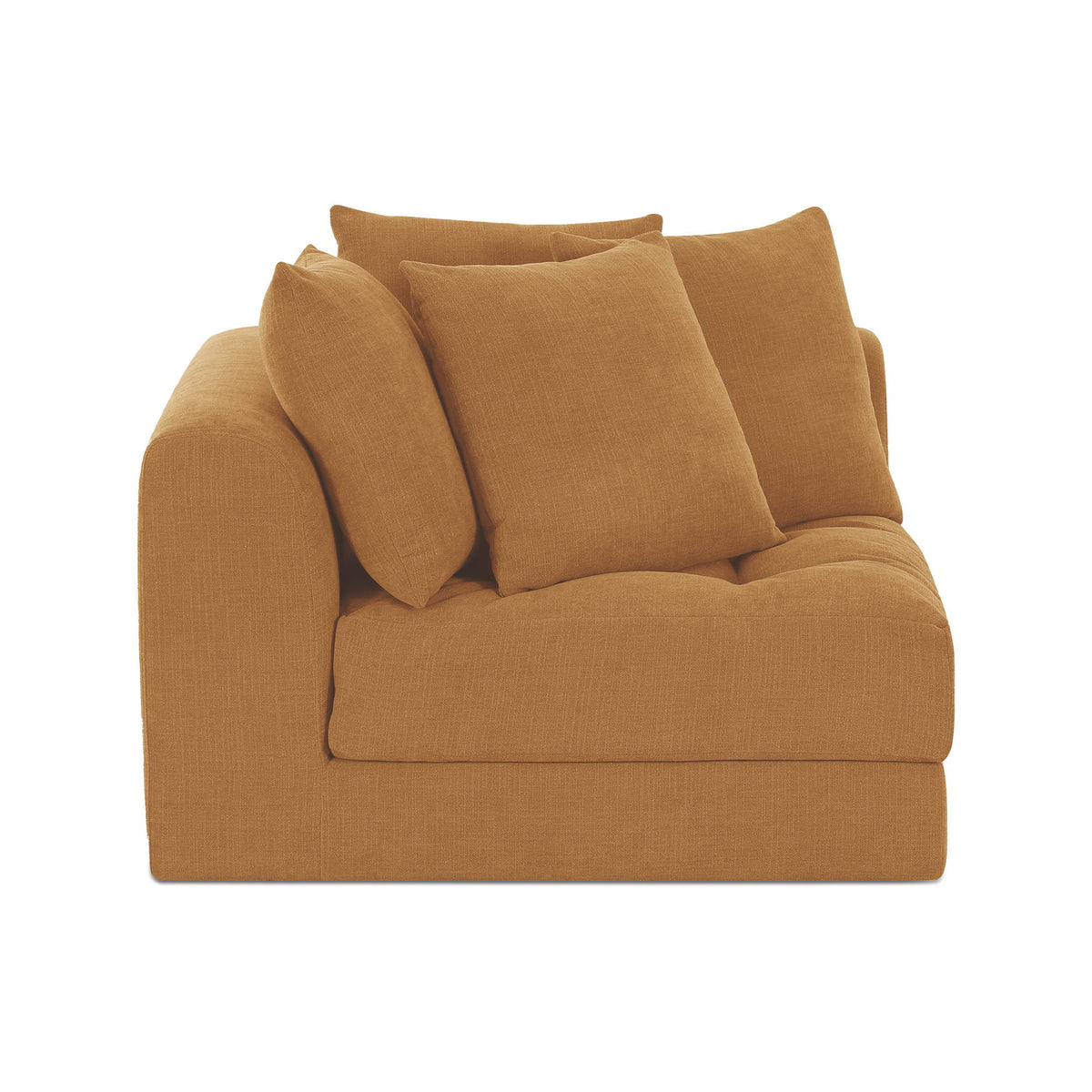 Davie - Corner Chair - Golden Yellow