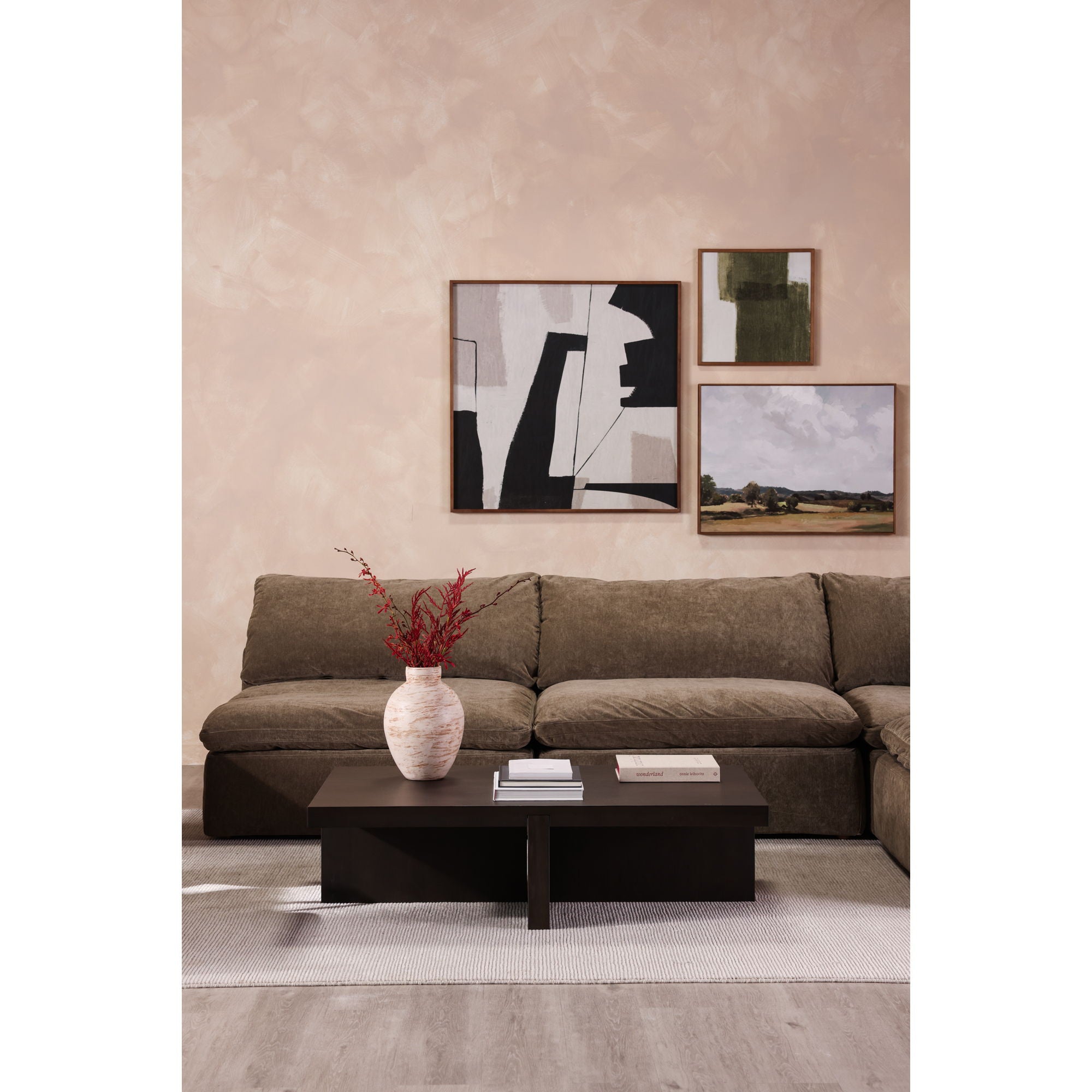 Folke - Rectangular Coffee Table - Dark Brown