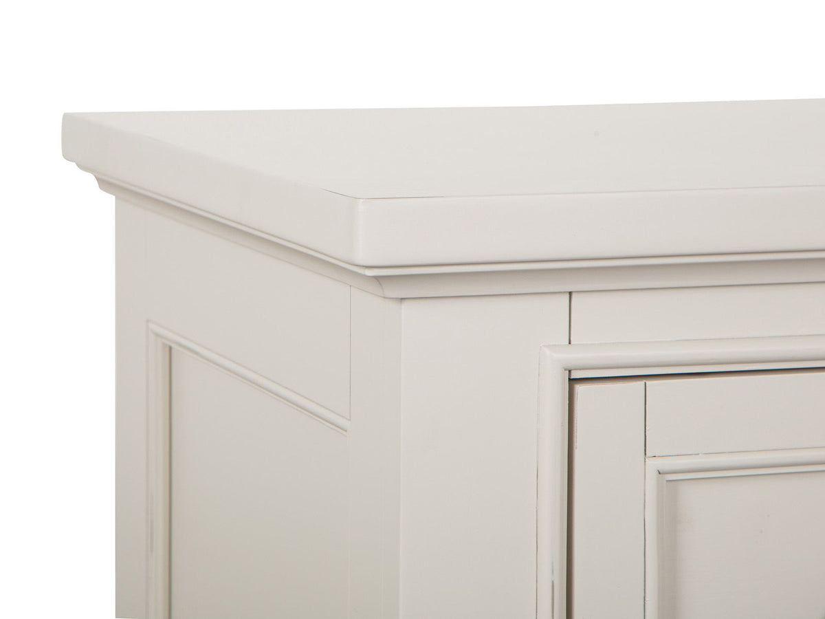 Willowbrook - Drawer Nightstand - Egg Shell White With Slight Rub Through