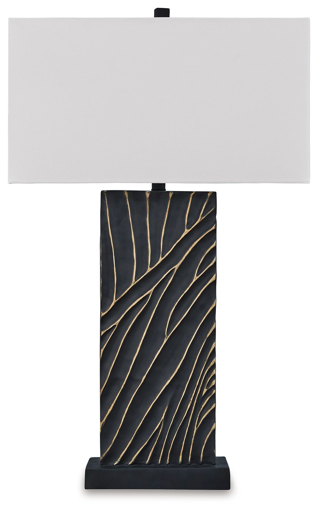 Bartlen - Black / Gold Finish - Poly Table Lamp
