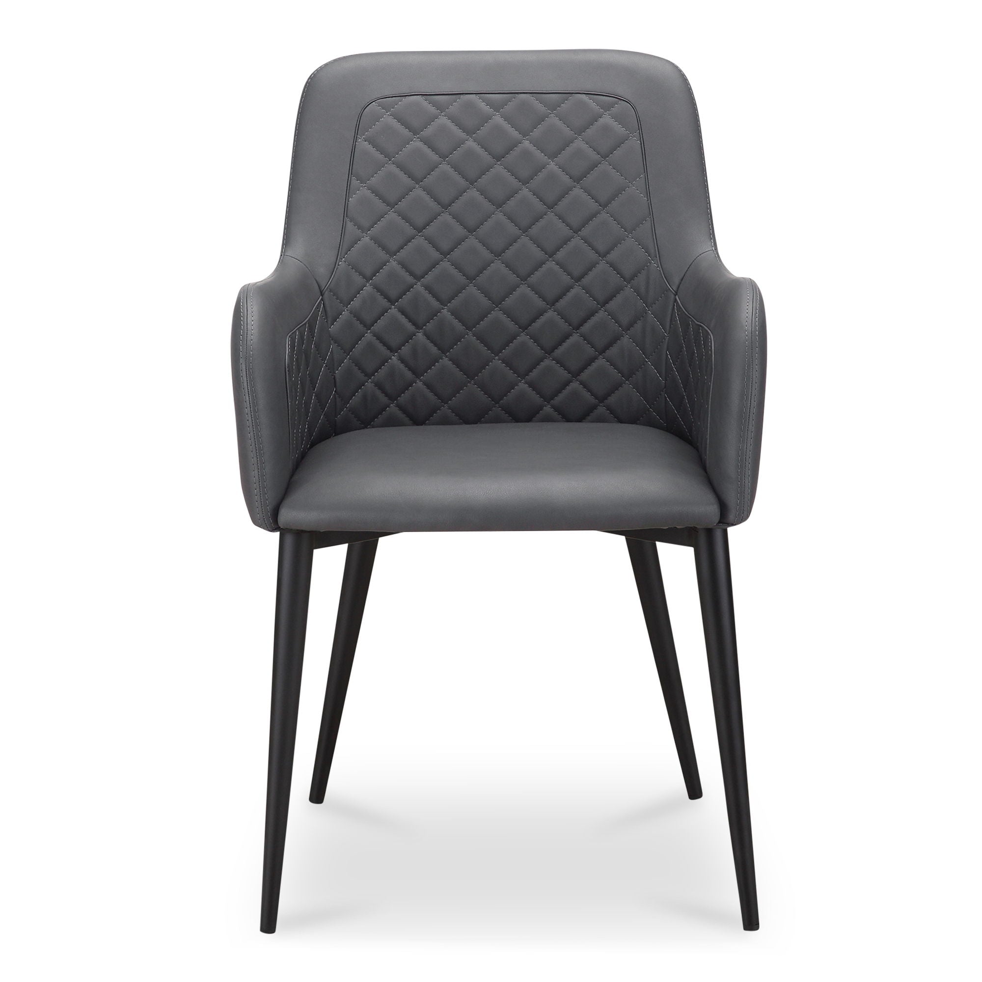 Cantata - Vegan Leather Dining Chair (Set of 2) - Slate