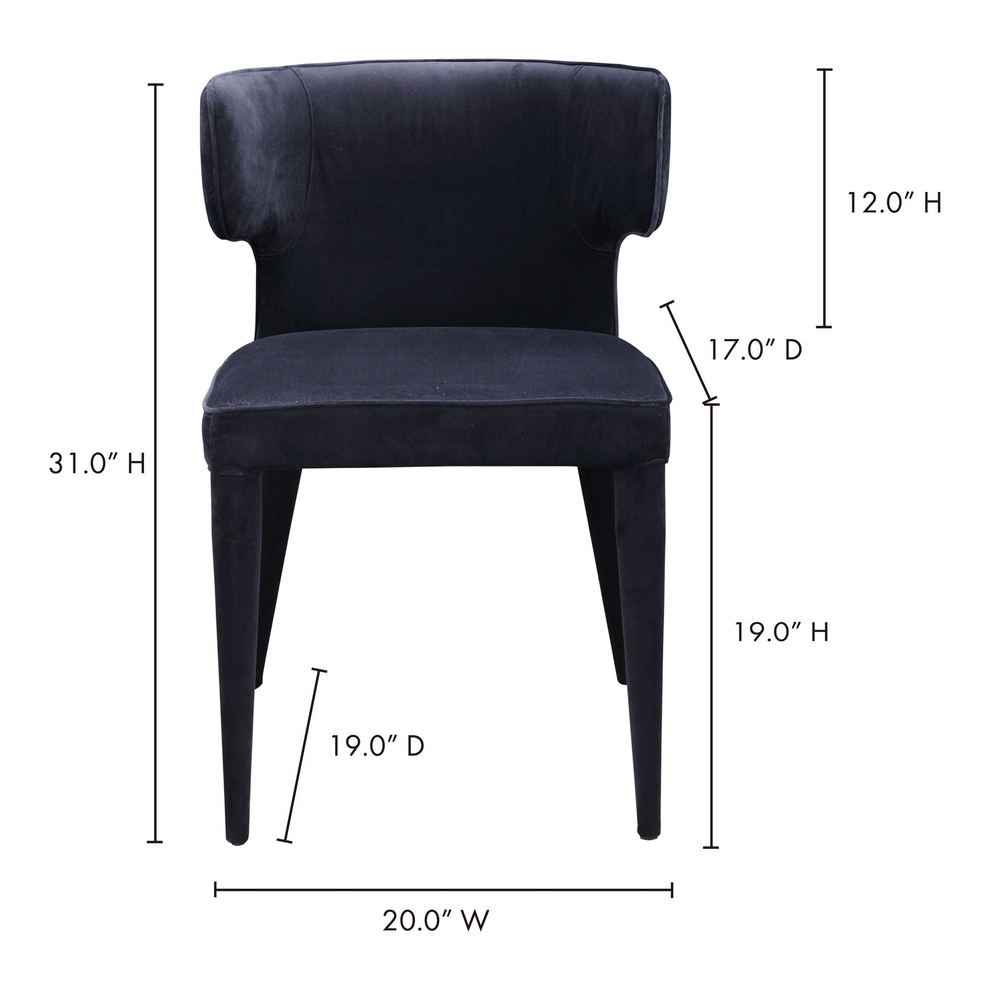 Jennaya - Dining Chair - Black