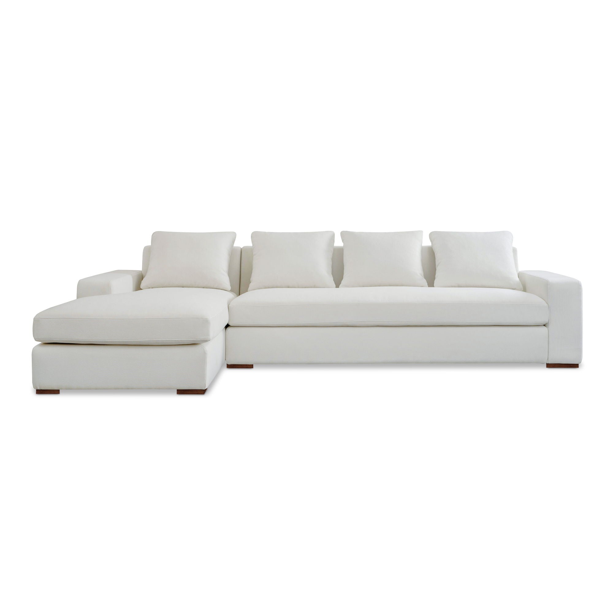 Thomas - Left Sectional - Ivory