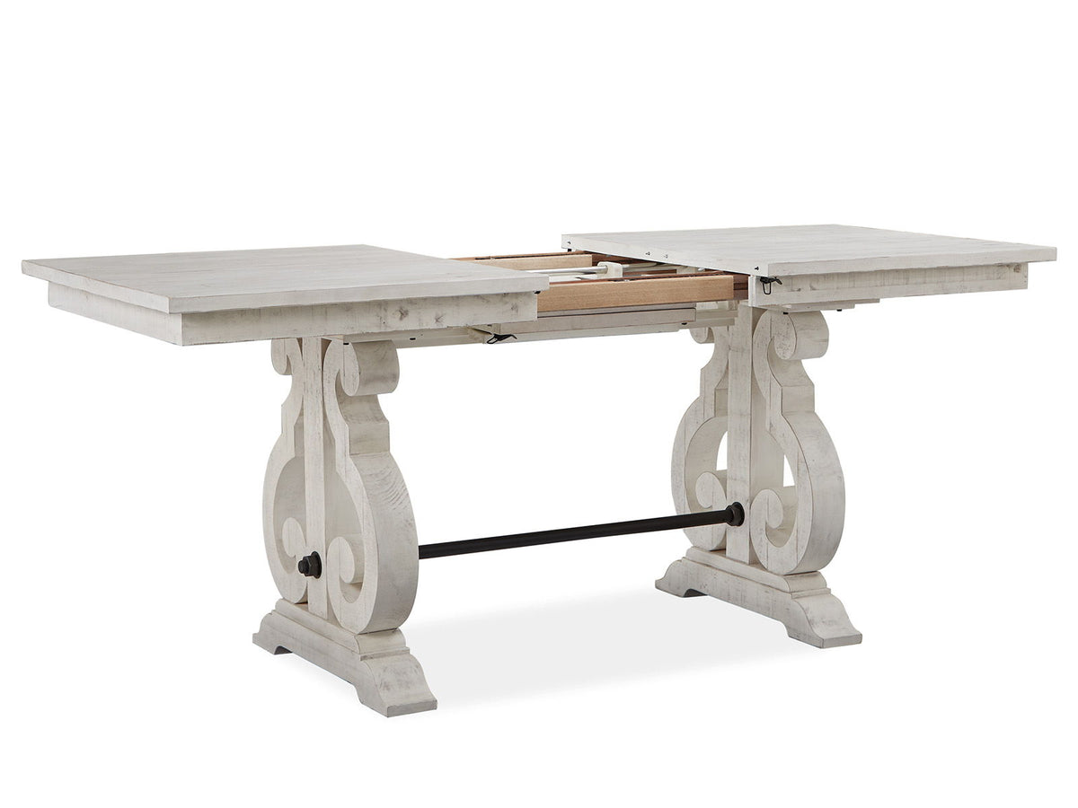 Bronwyn - Rectangular Counter Dining Table - Alabaster