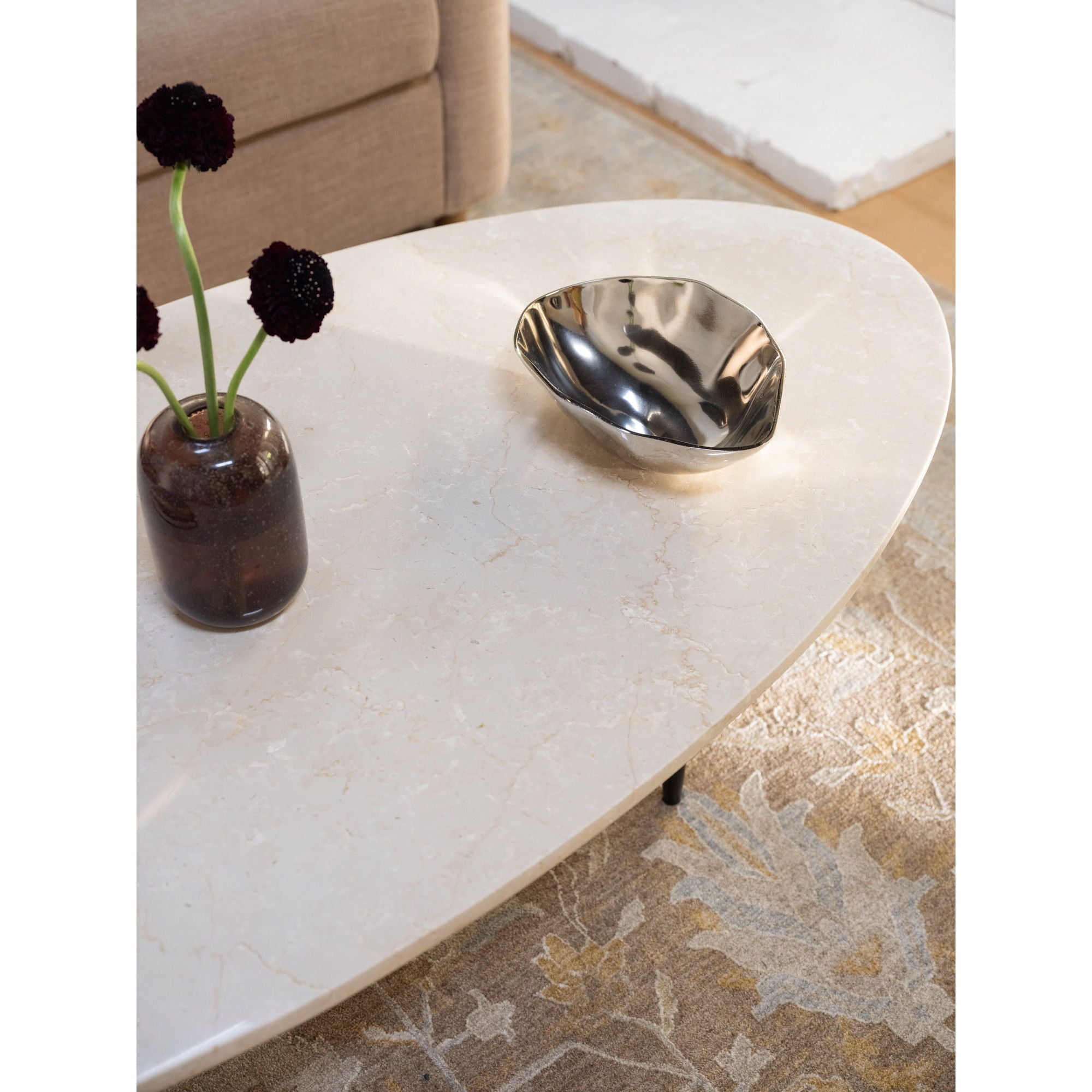 Winona - Coffee Table - Botticino Beige
