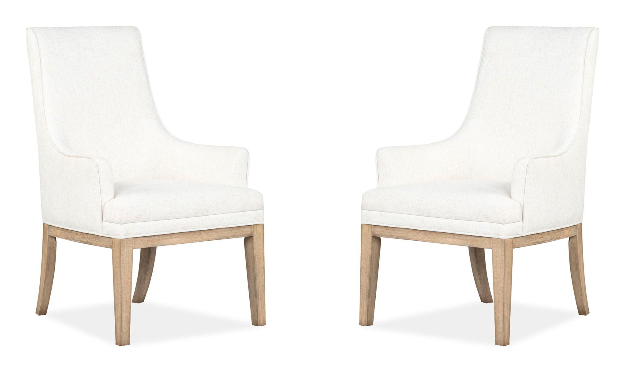 Coventry - Upholstered Host Chair (Set of 2) - Honey Maple