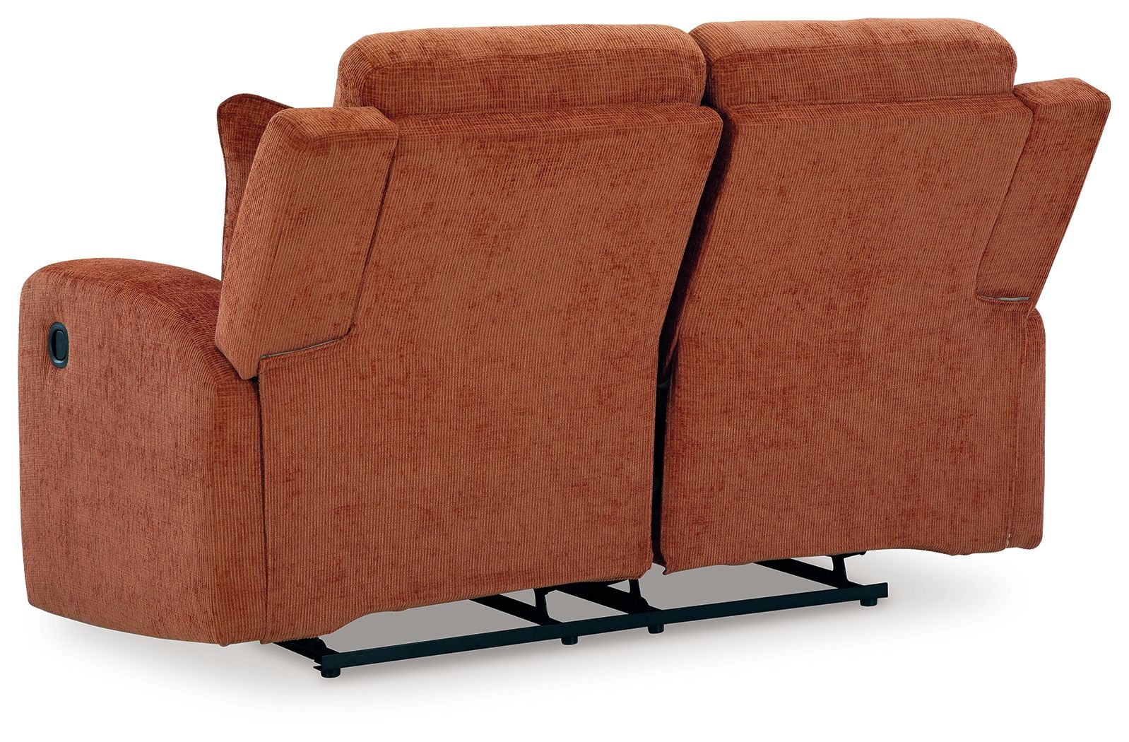 Danum - Spice - Reclining Loveseat - Fabric