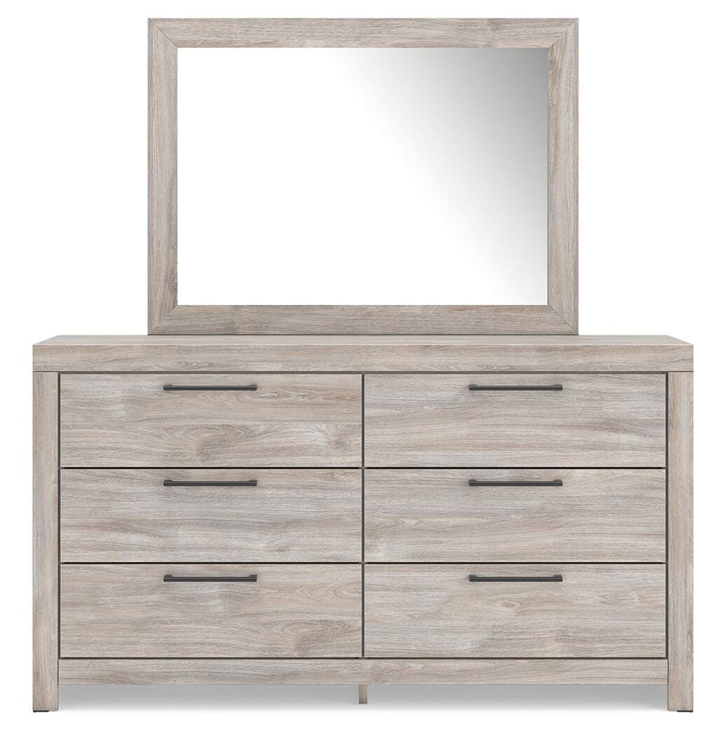 Broachmyn - Dresser And Mirror - Gray - Wood