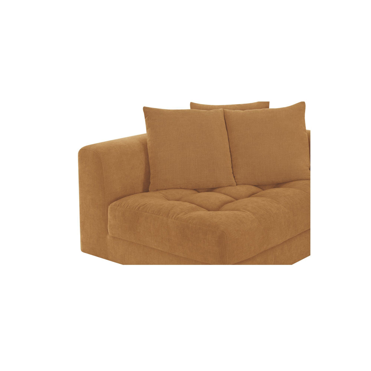Davie - Right Arm Facing Chair - Golden Yellow