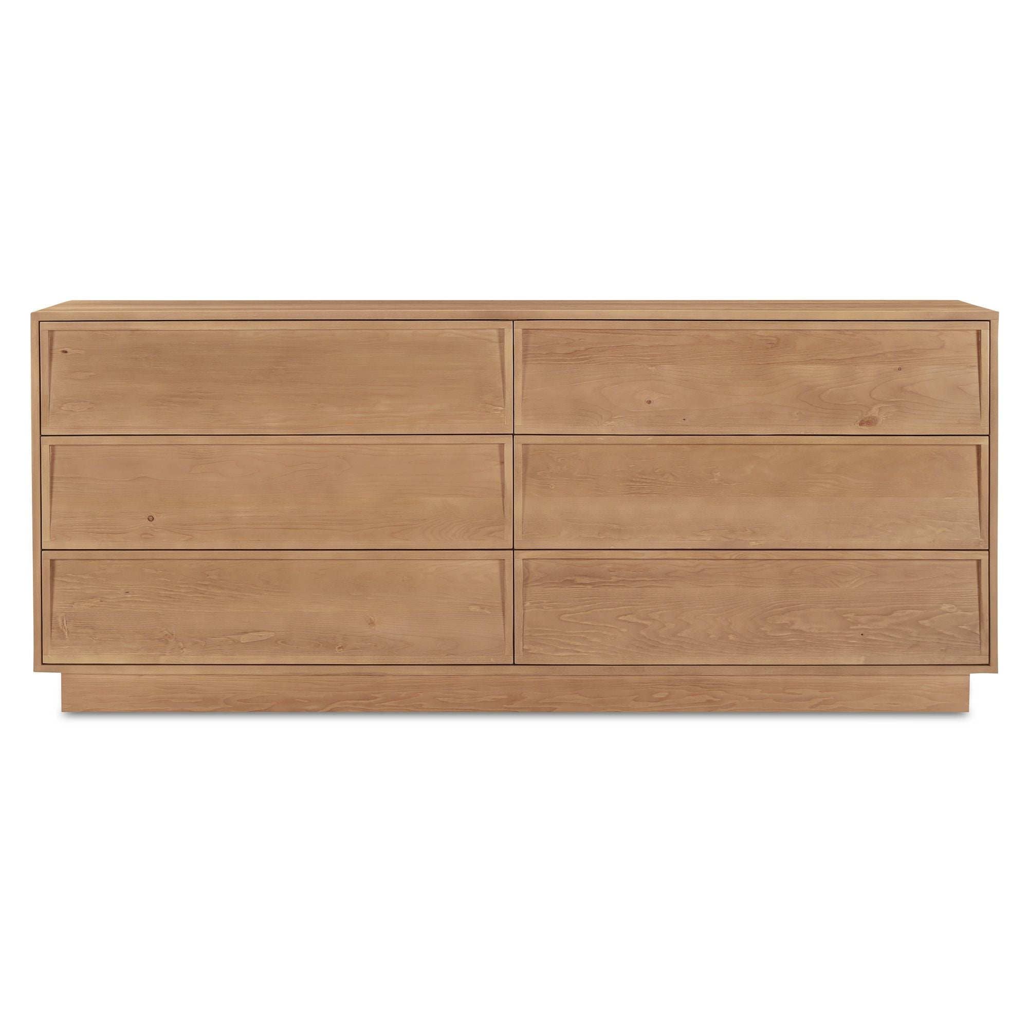 Hudson - 6 Drawer Dresser - Natural