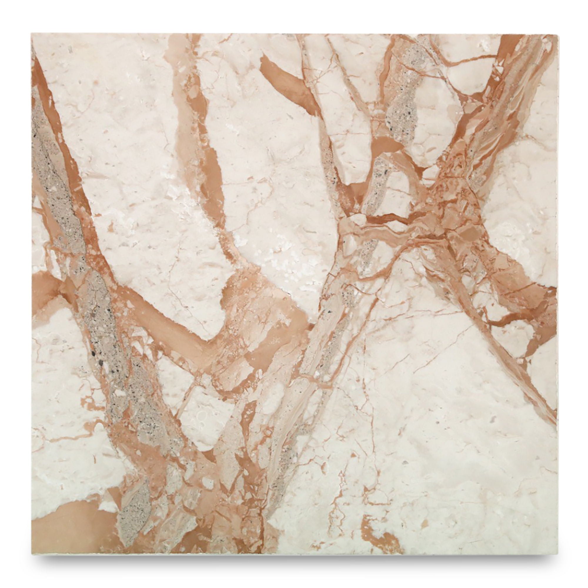Layla - Side Table - Breccia Marble