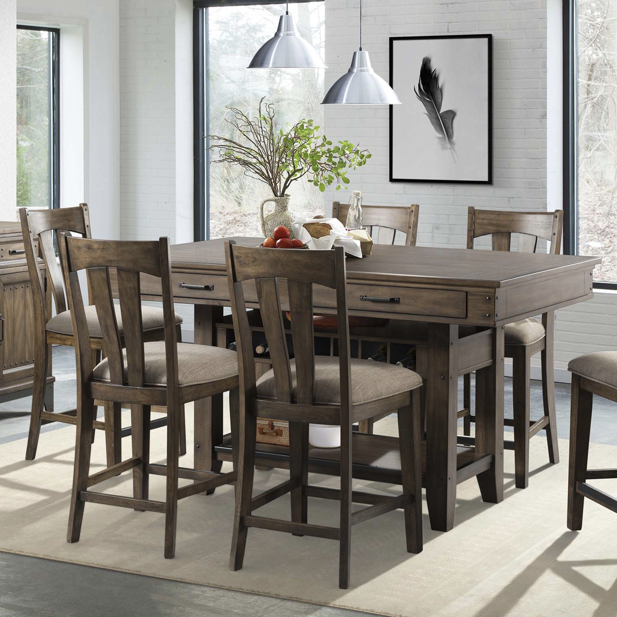 Whiskey River - Kitchen Island - Dark Brown
