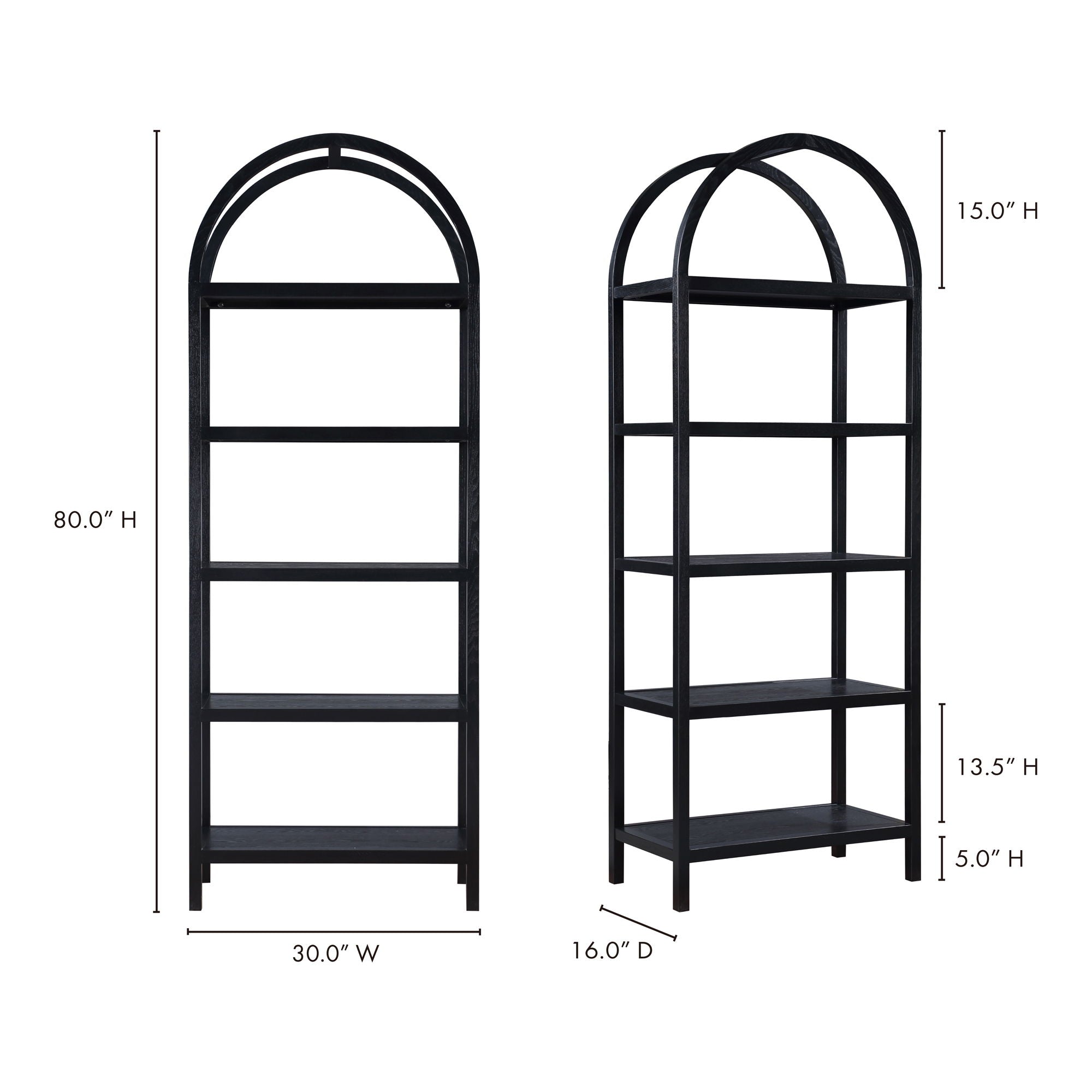 Eero - Bookcase - Black