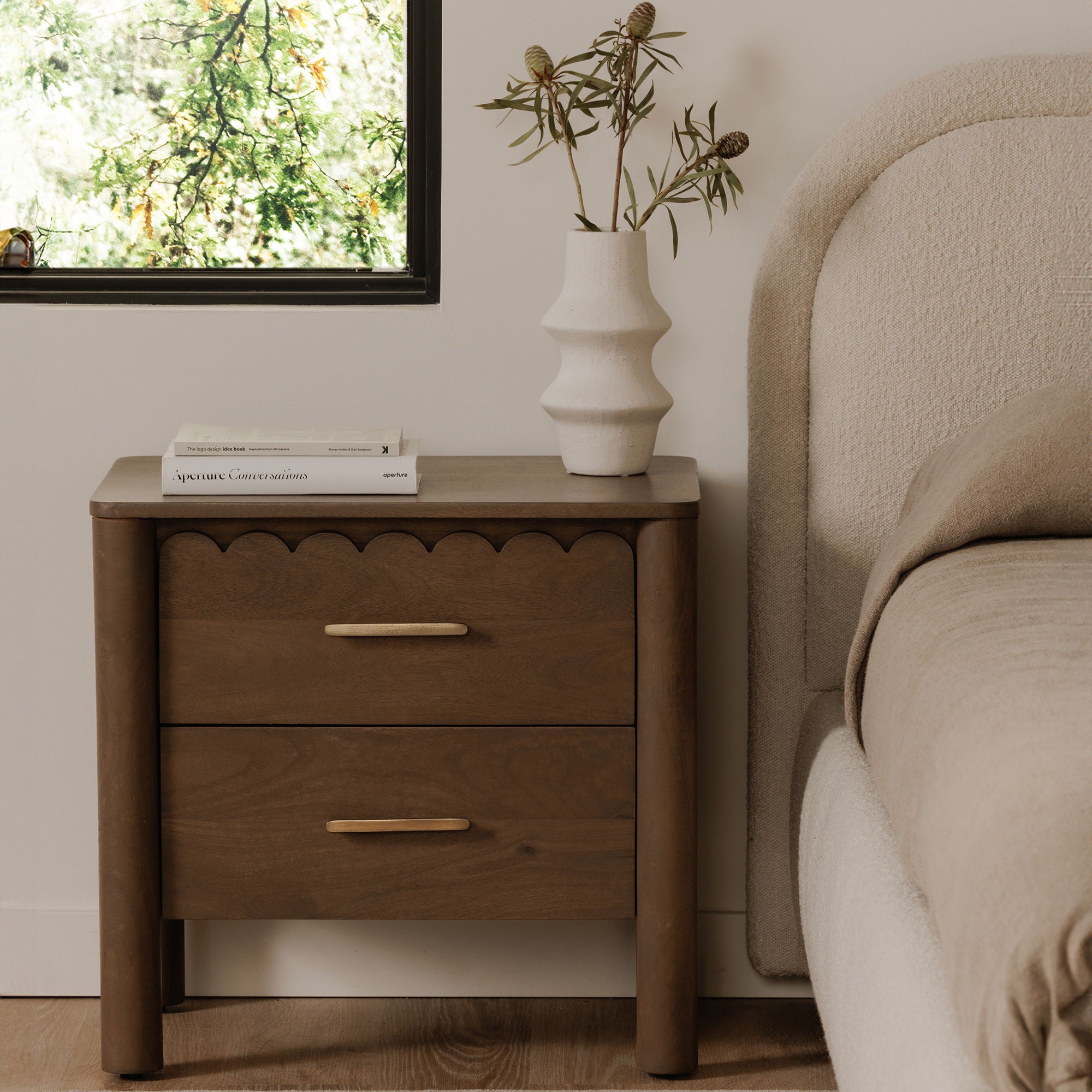 Wiley - Nightstand - Vintage Brown